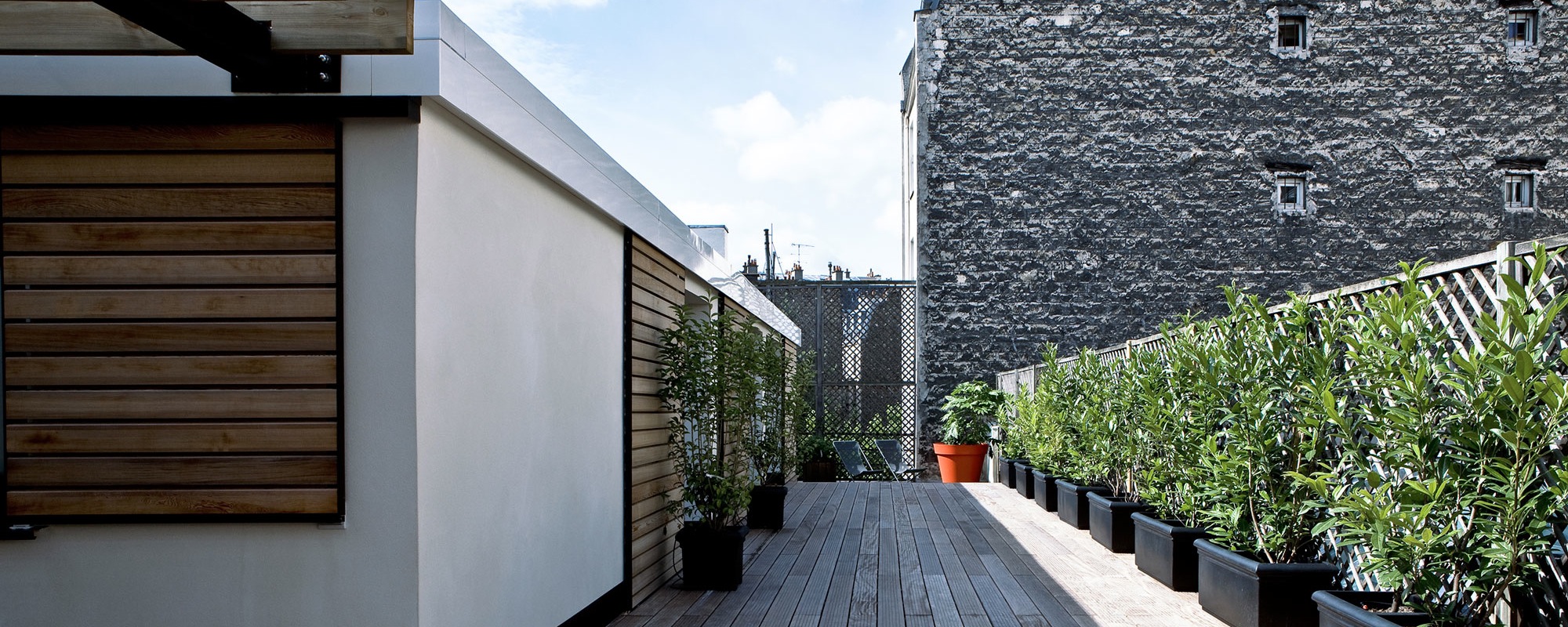 Logements sur terrasse Paris