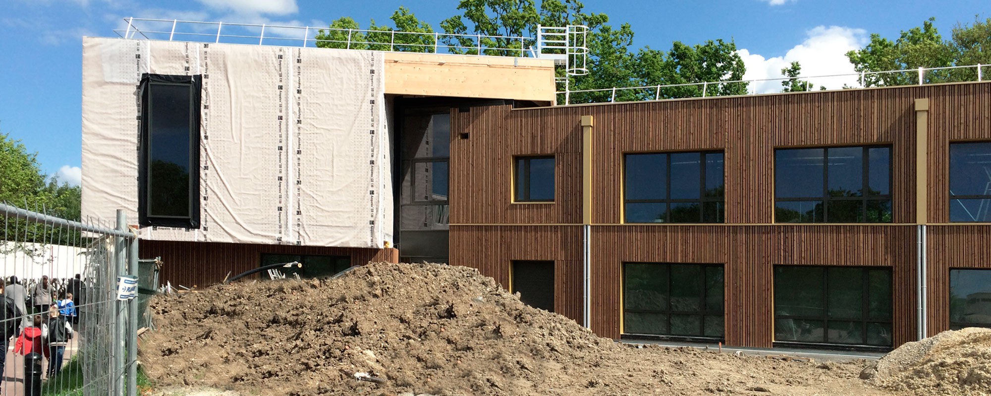 Centre périscolaire de Boussy : le chantier