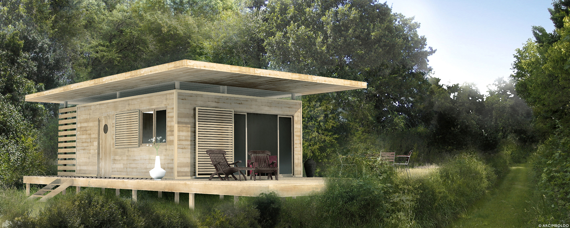 Woodbox, prototype d habitation légère de loisirs